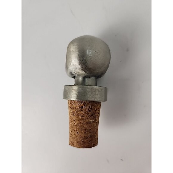 Harley Davidson Metal Skull Wine Cork Stopper For Bar - Picture 5 of 7